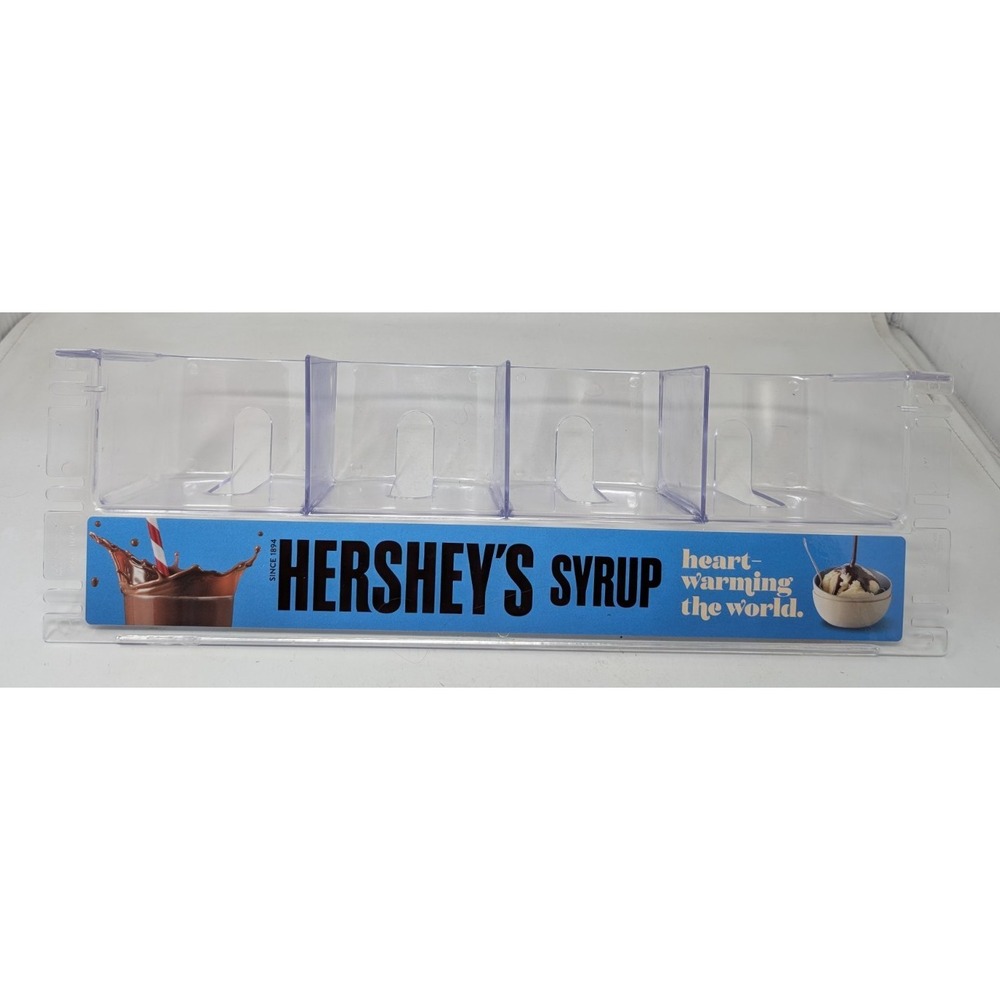 Vintage Hershey's Chocolate Syrup Holder Store Display Shelf Rack candy Y2K 90s
